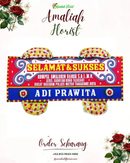 Papan Bunga Ucapan Selamat Siabu