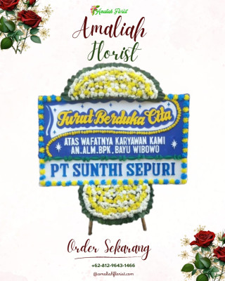 Papan Bunga Duka di Siabu