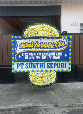 Papan Bunga Duka di Siabu