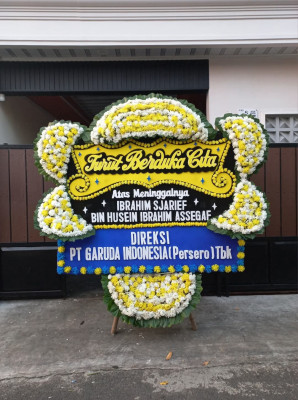 Papan Bunga Duka di Siabu