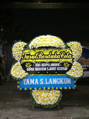 Papan Bunga Duka di Siabu